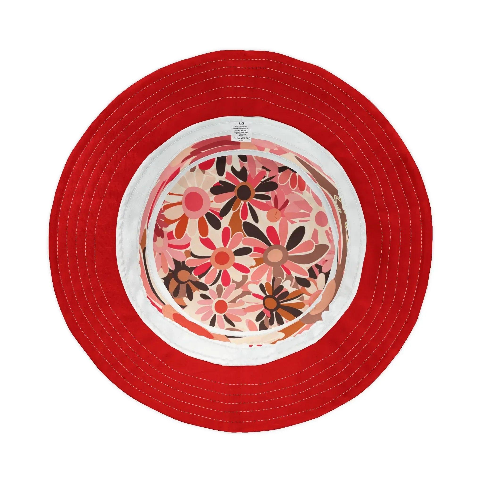 Sorbet & Spice Flower Power Vibrant Bucket Hat