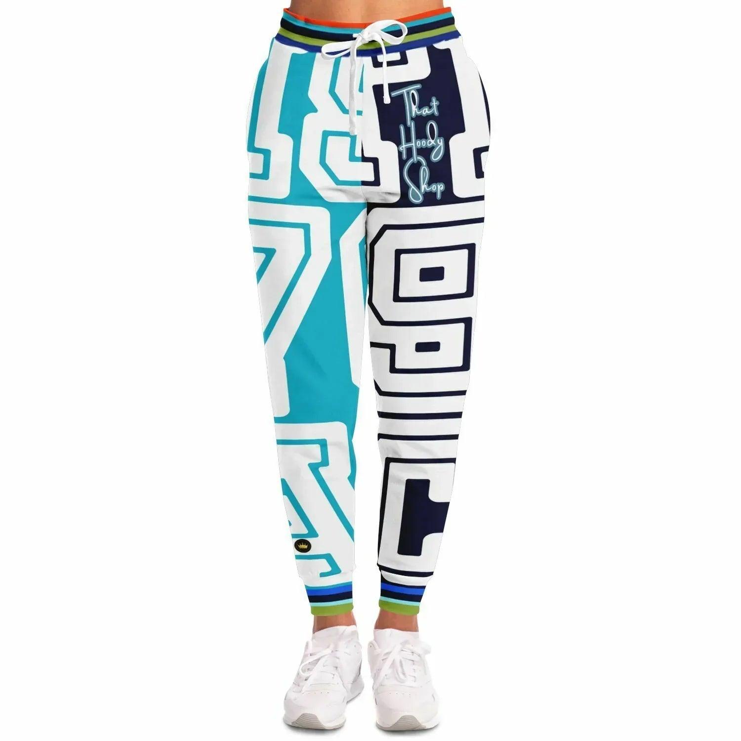 THS 1976 CA Monogram in Blue Duo Eco-Poly Unisex Joggers Subliminator