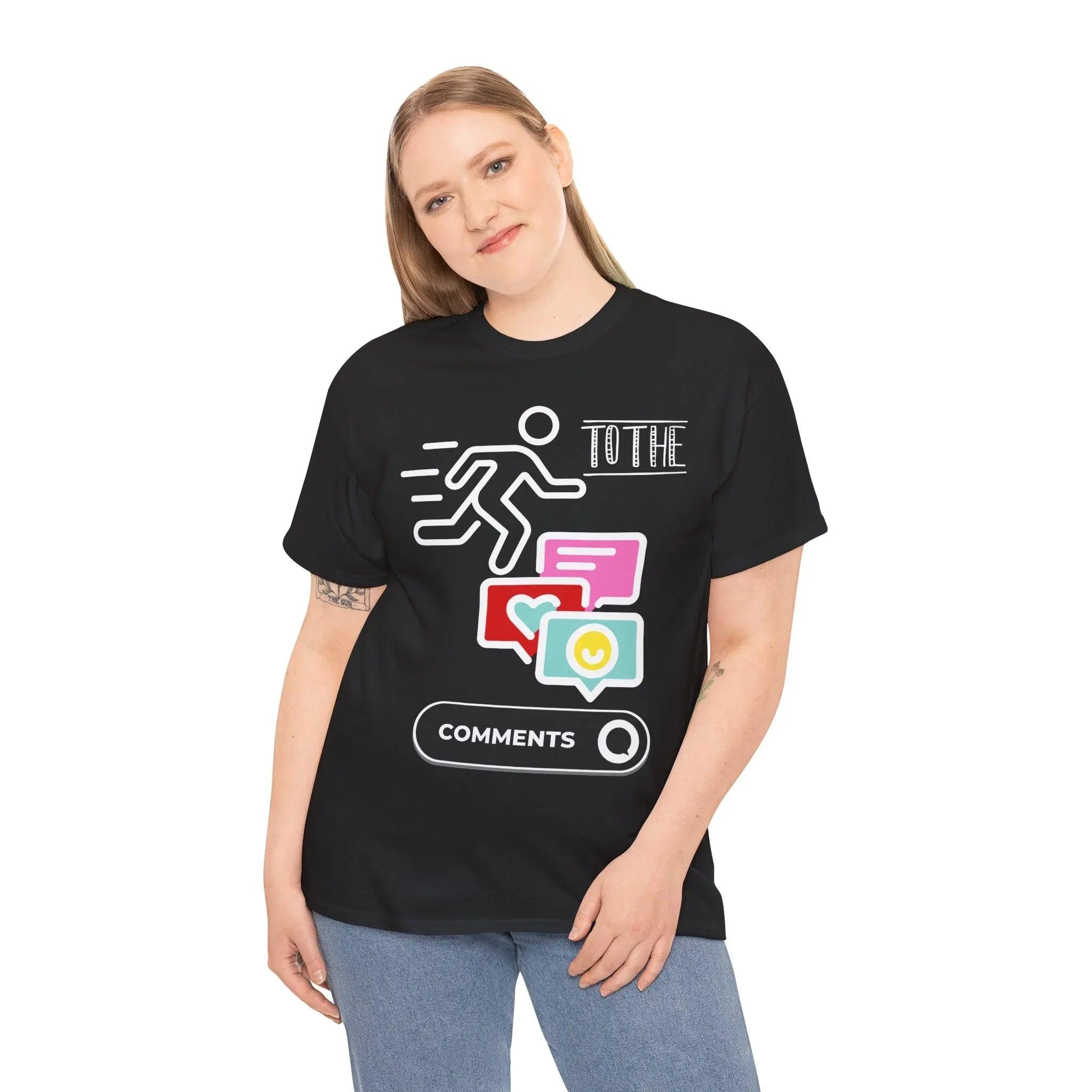 Straight to the Comments Heavyweight Unisex Tee