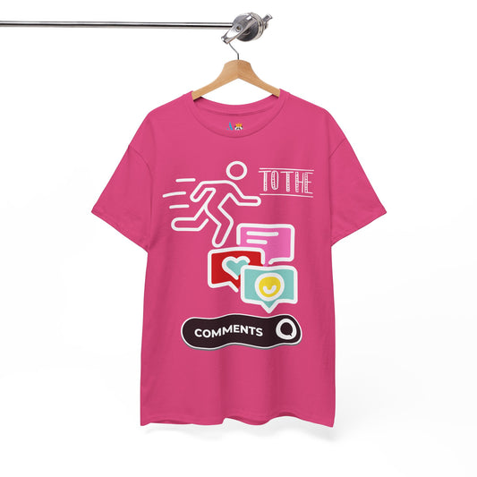 Straight to the Comments Heavyweight Unisex Tee