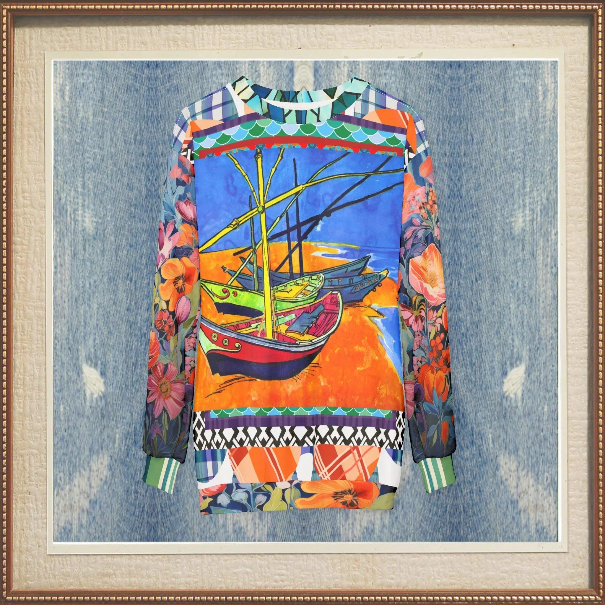 Boats of the Saint Marys - Van Gogh - Unisex Sweatshirt (Gold Label)