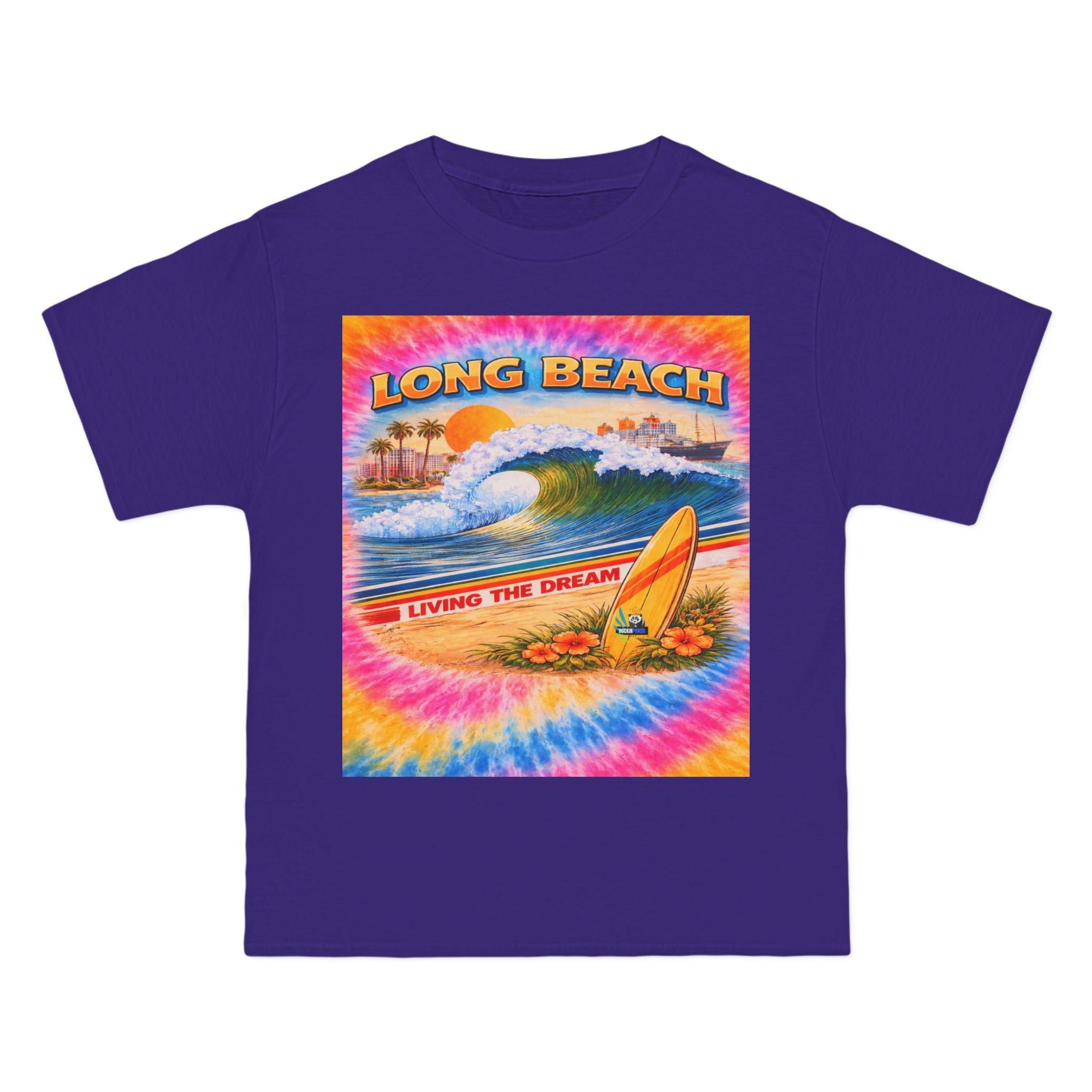 Long Beach Living the Dream - Tie-dye Edition - Heavyweight Tee