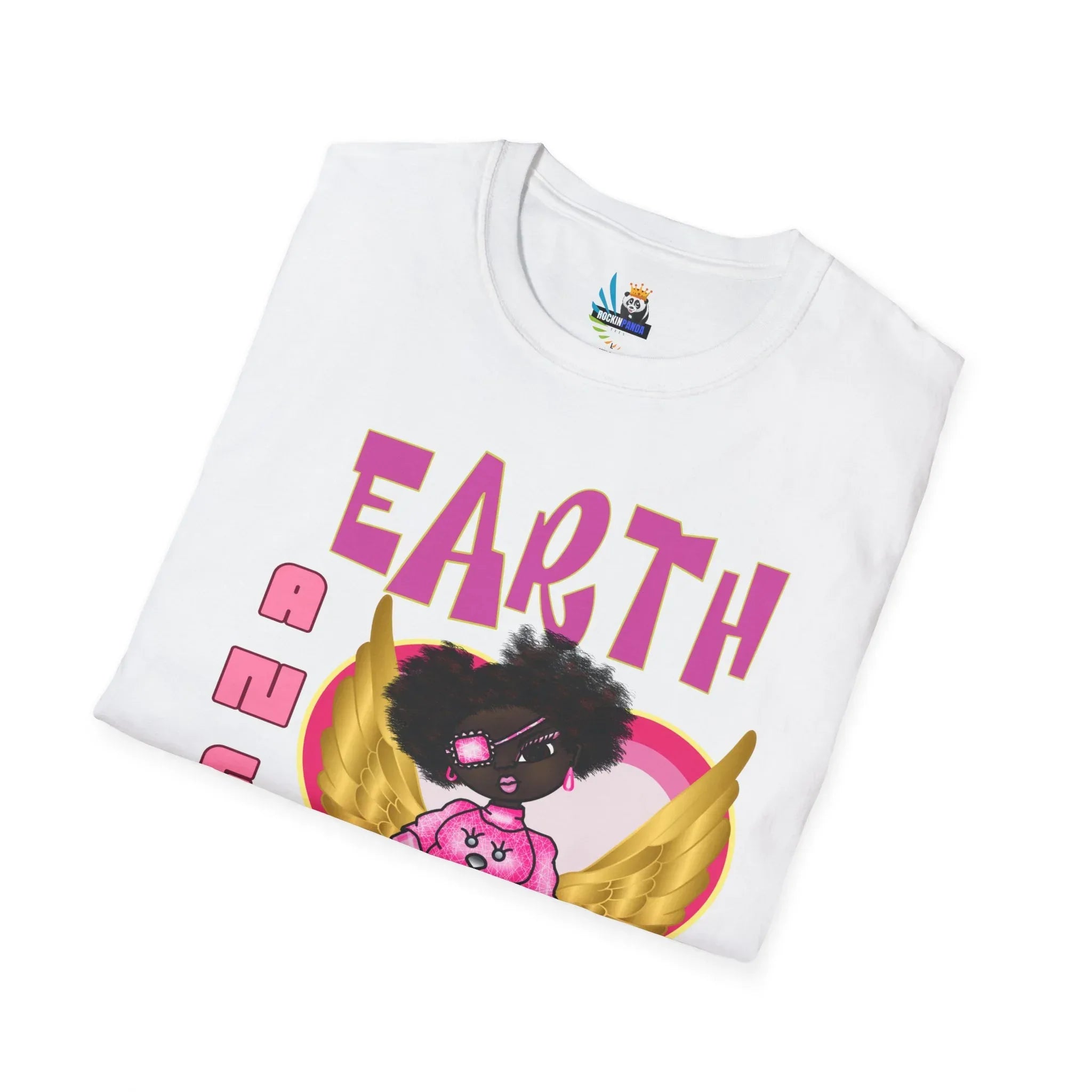 Earth Angel Natural Hair Unisex Softstyle T-Shirt