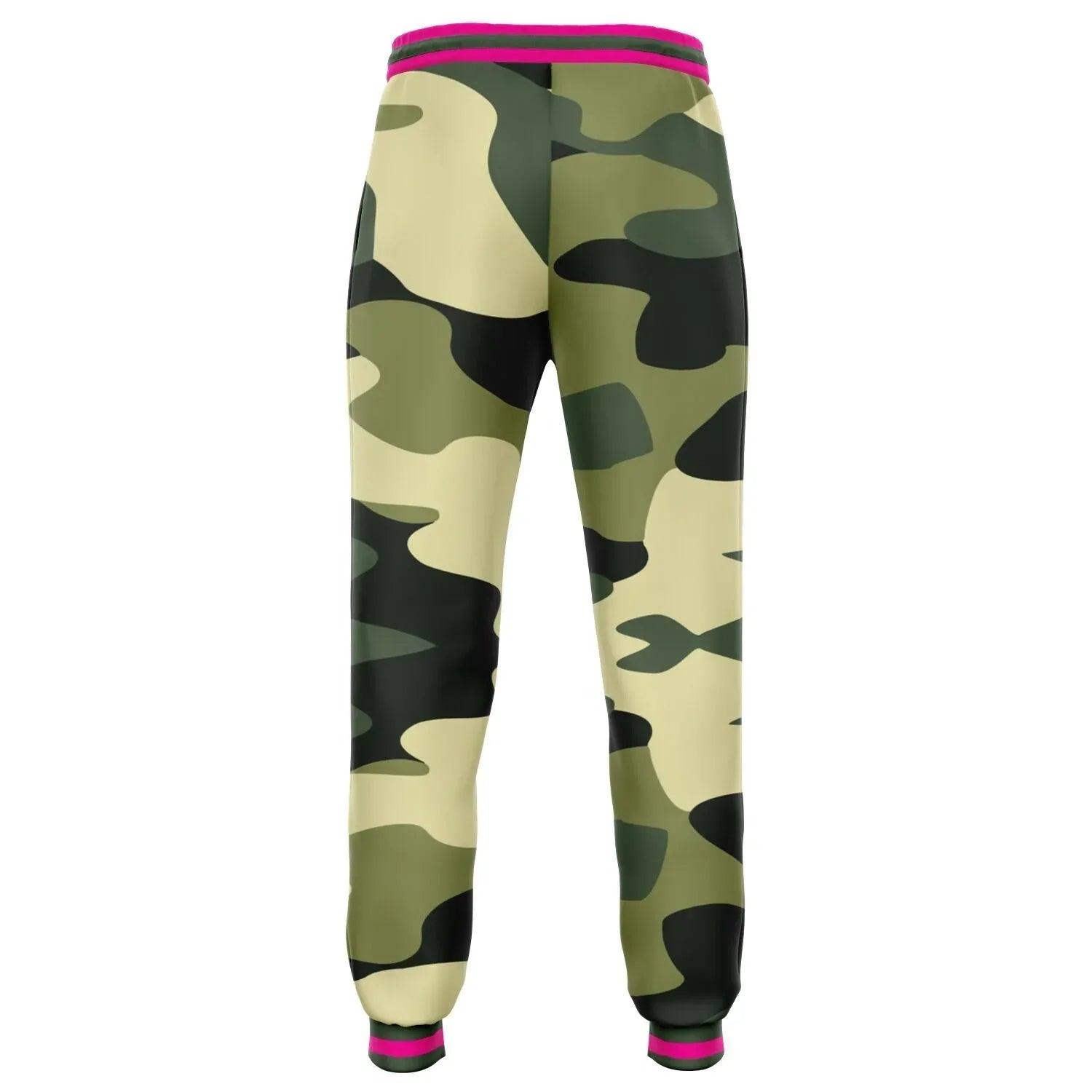 Green Marsh Camo Eco-Poly Unisex Joggers