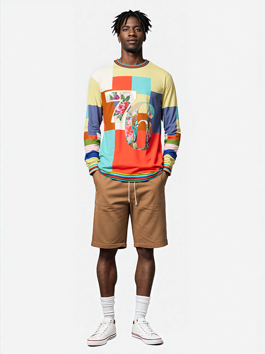 76 United Colorblock Unisex Sweatshirt (Gold Label)