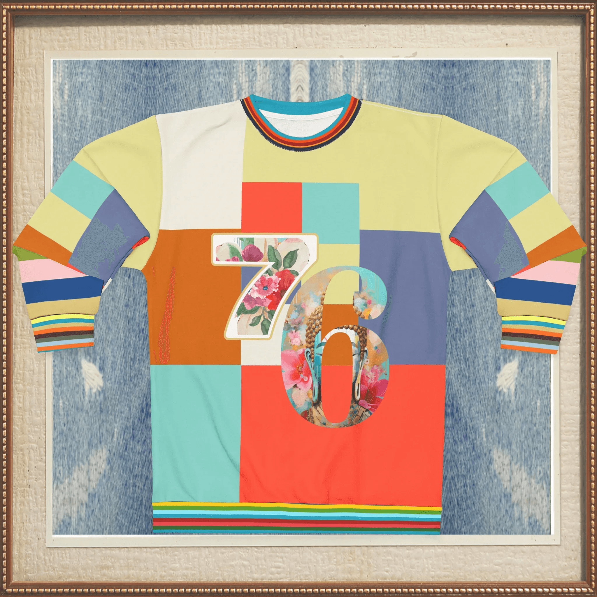 76 United Colorblock Unisex Sweatshirt (Gold Label)
