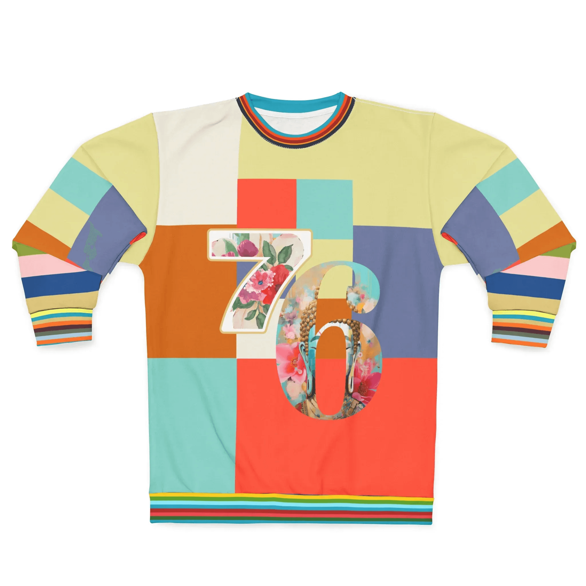 76 United Colorblock Unisex Sweatshirt (Gold Label)