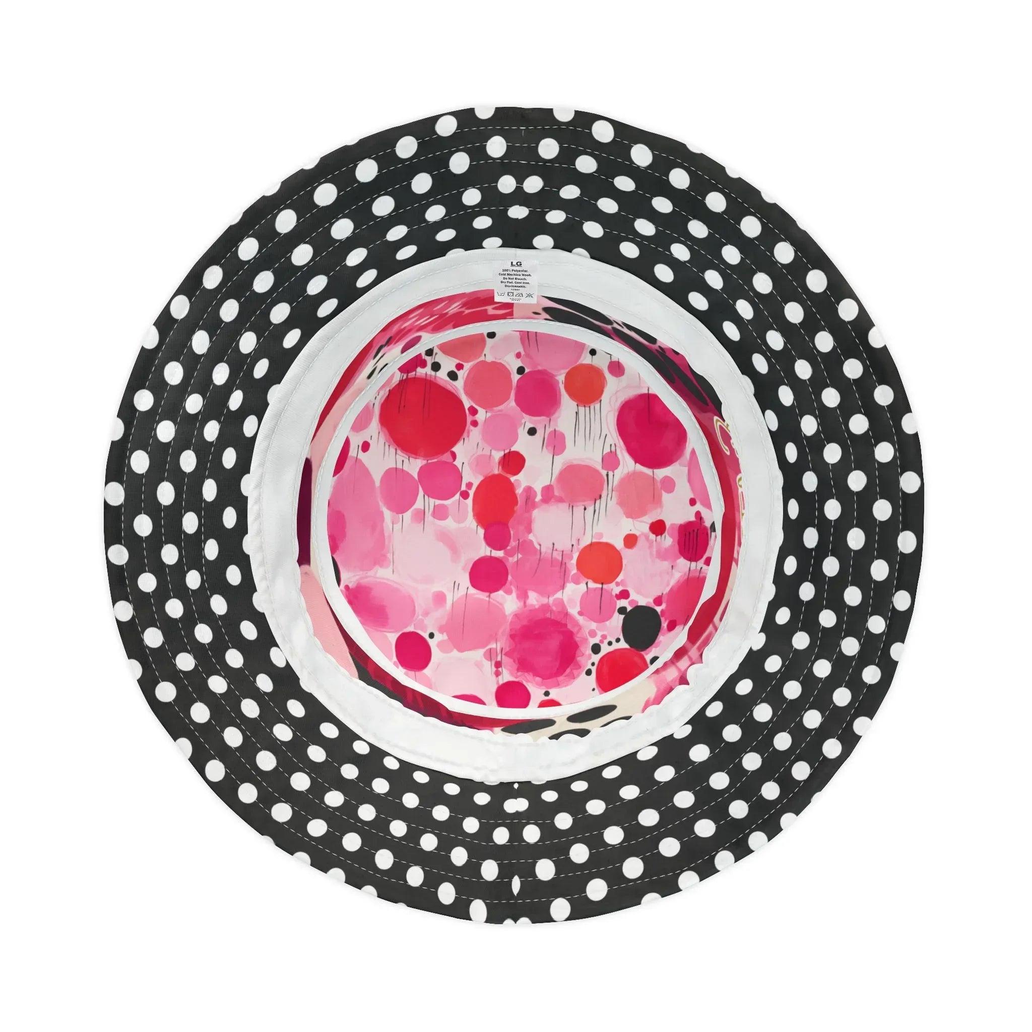 My Surprise in Abstract Polka Dot Vibrant Bucket Hat
