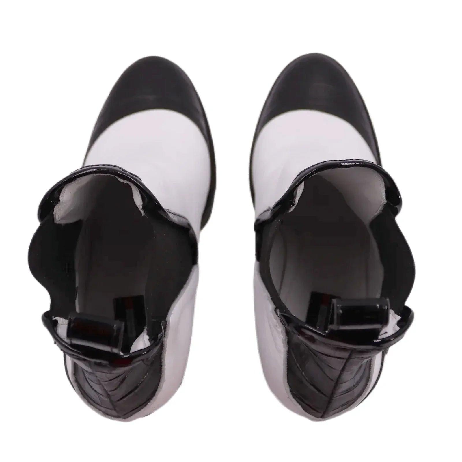 Piano Keys Elasticized Chelsea Ankle Boot - PRE-ORDER