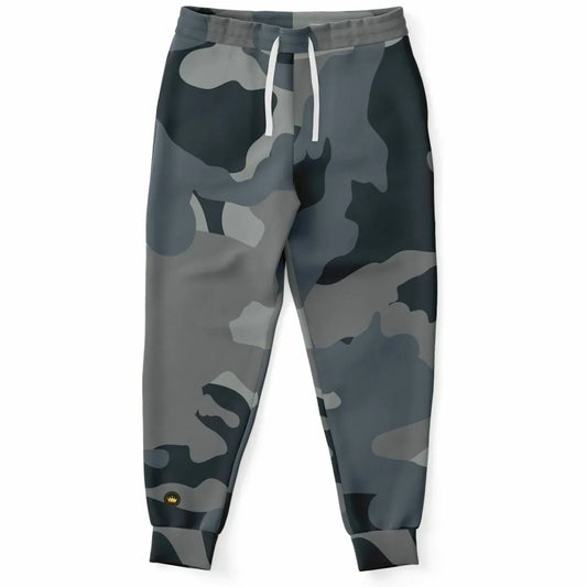 Black Dusk Eco-Poly Camo Joggers
