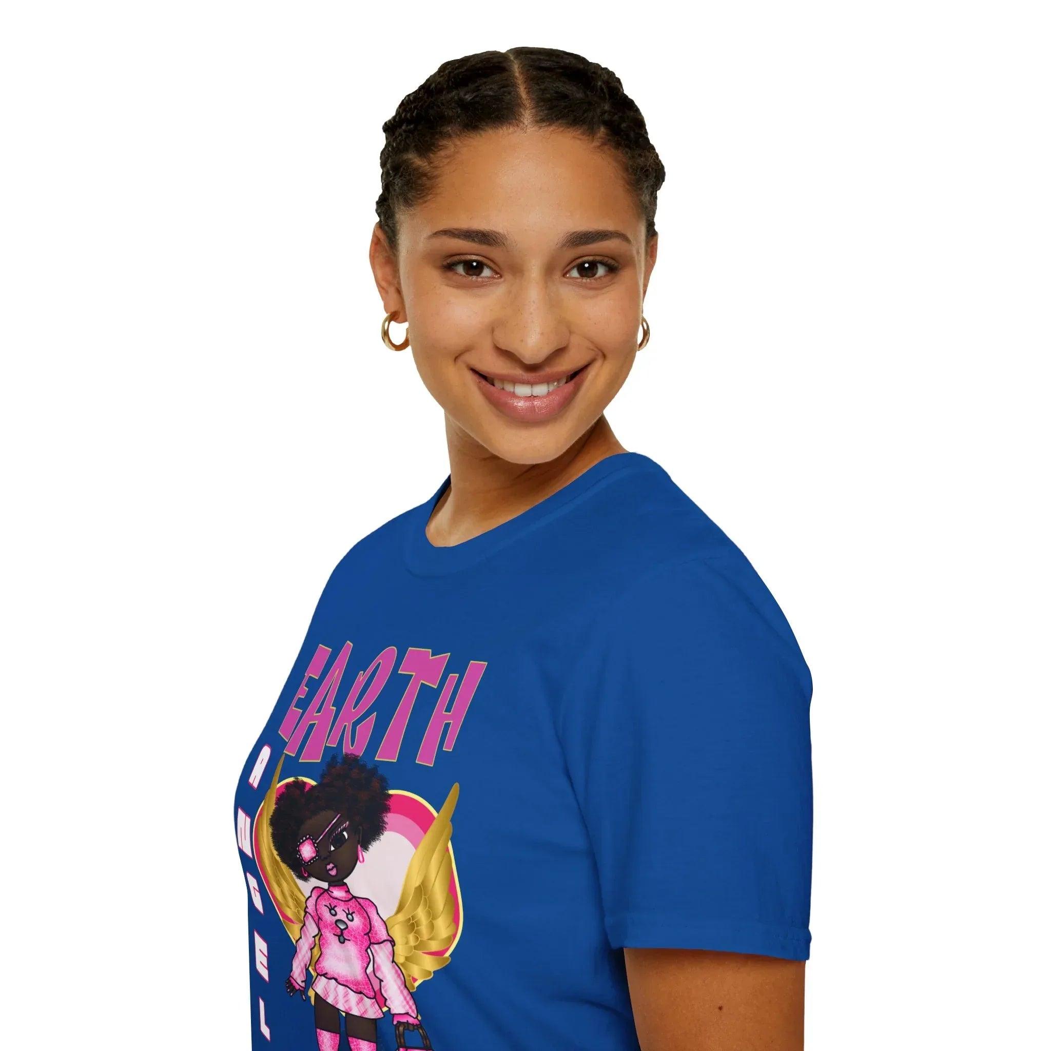 Earth Angel Natural Hair Unisex Softstyle T-Shirt