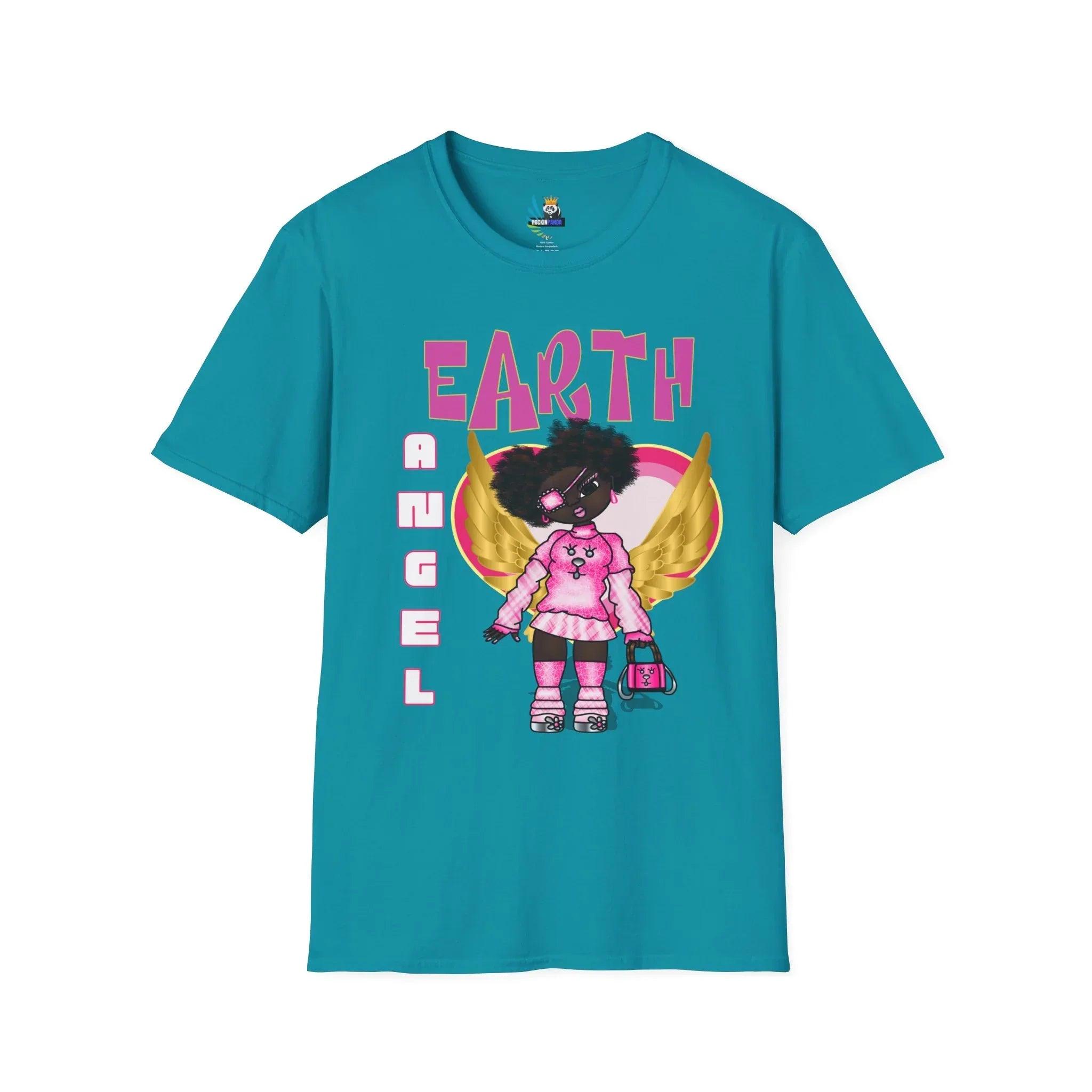 Earth Angel Natural Hair Unisex Softstyle T-Shirt