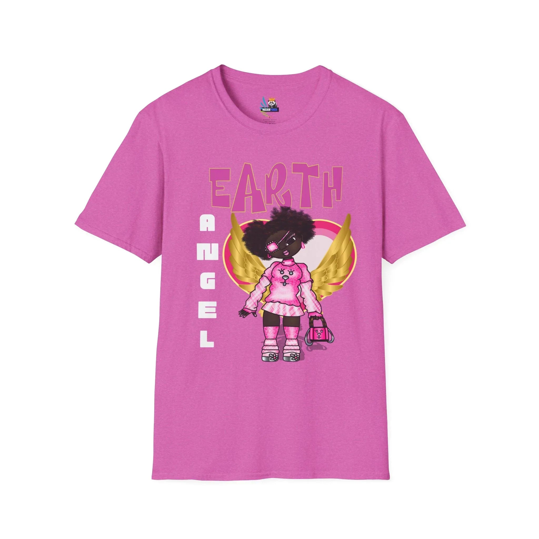 Earth Angel Natural Hair Unisex Softstyle T-Shirt