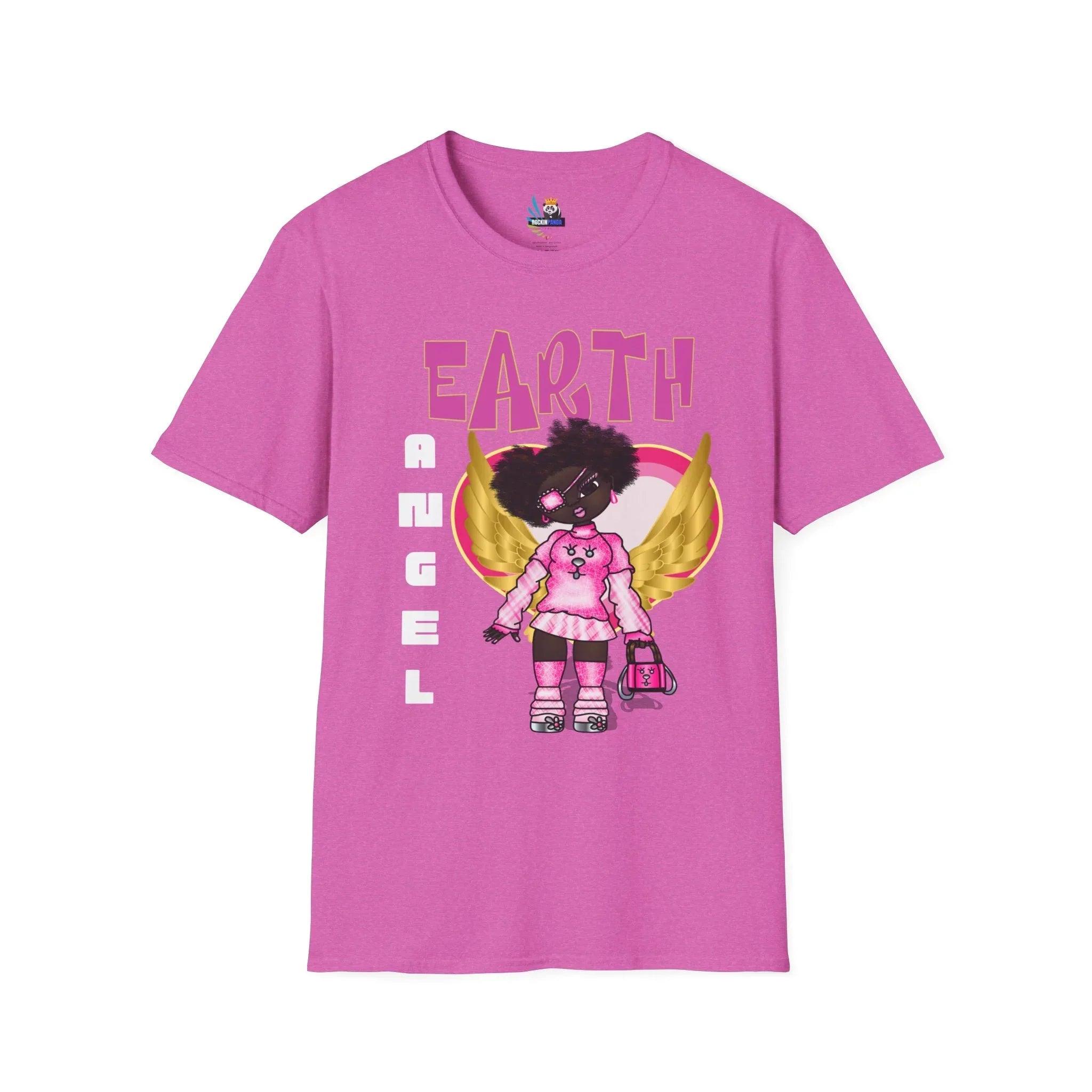 Earth Angel Natural Hair Unisex Softstyle T-Shirt