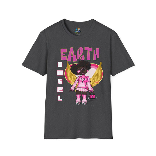 Earth Angel Natural Hair Unisex Softstyle T-Shirt
