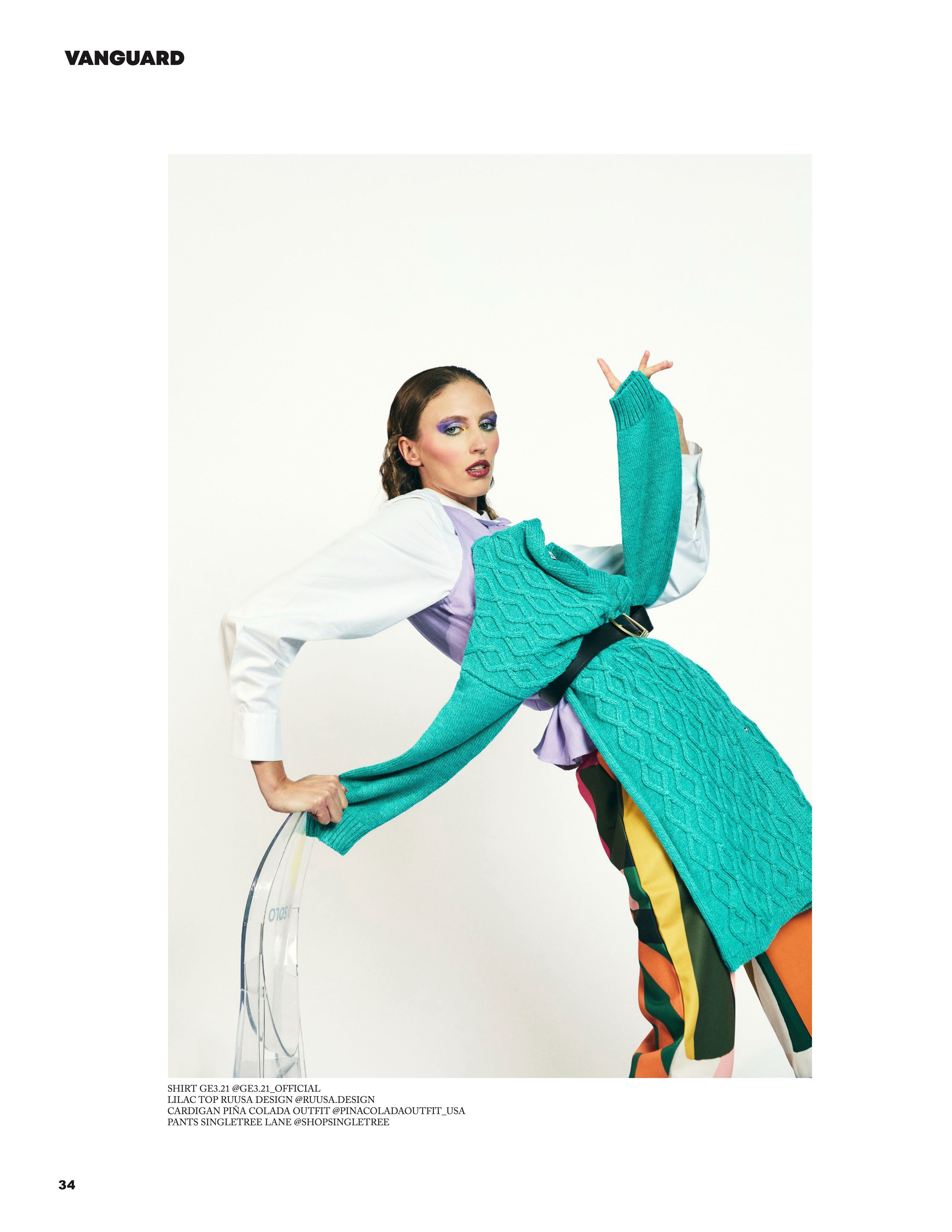 Miami Shores Tropical Zebra Eco-Poly Wide Leg Pants