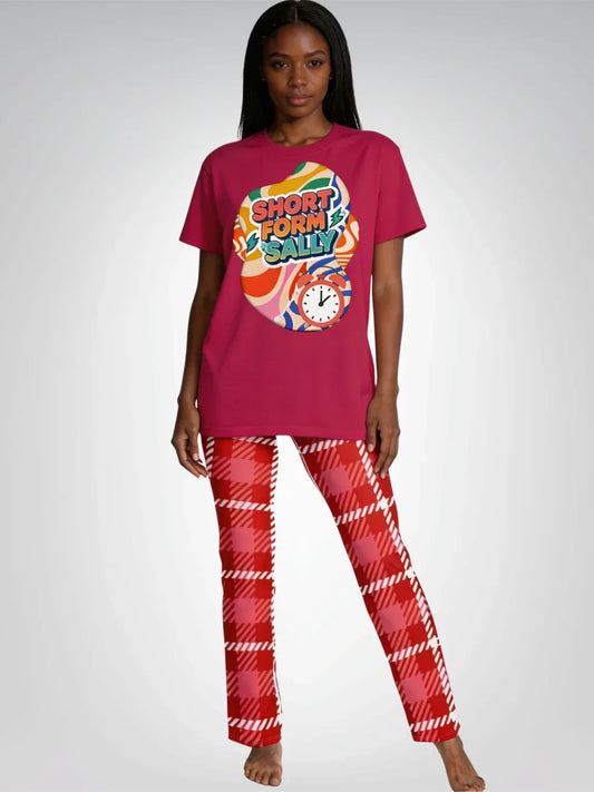 Short Form Sally - Social Commentary Heavyweight Unisex Tee