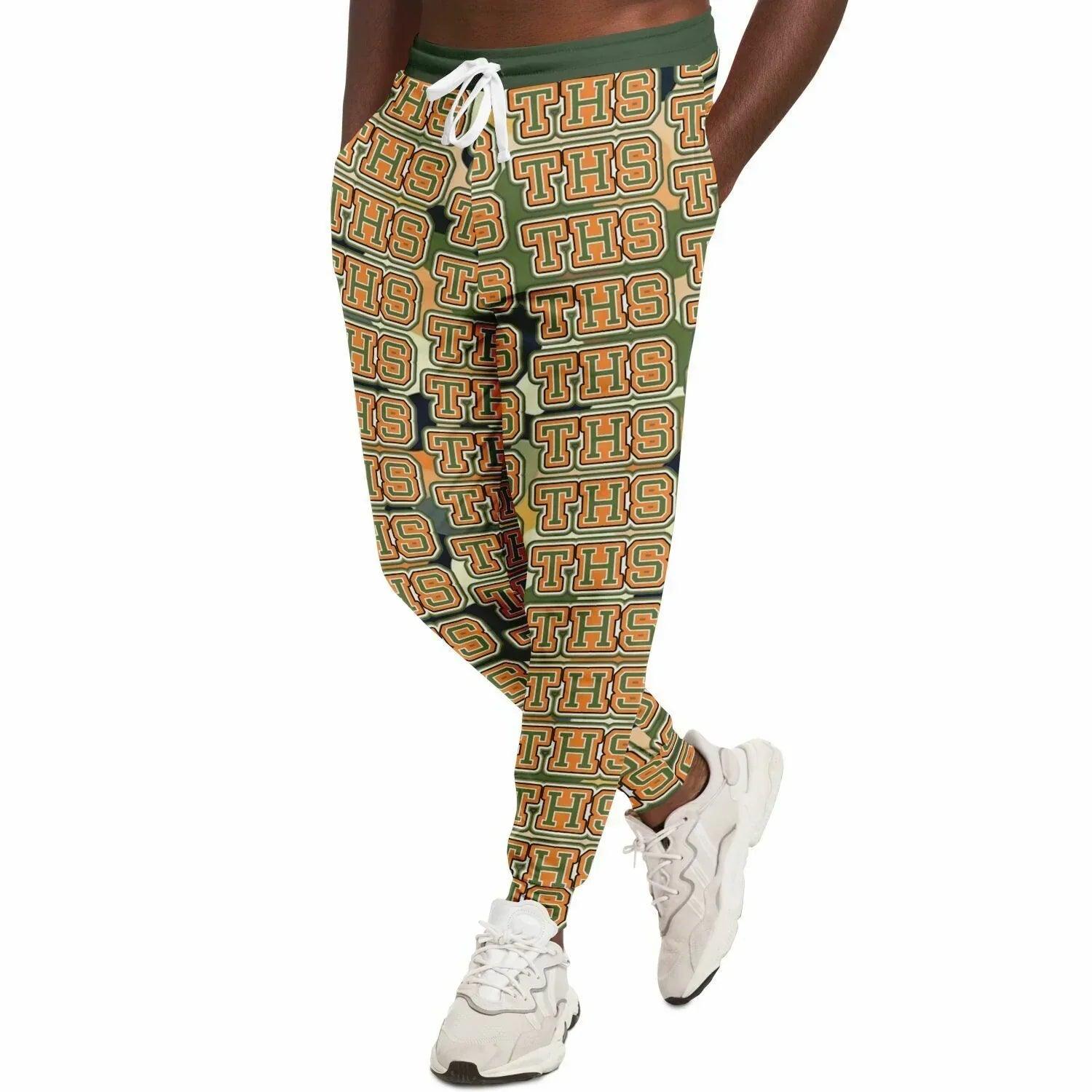 THS on REPEAT Orange Camo Eco-Poly Unisex Joggers