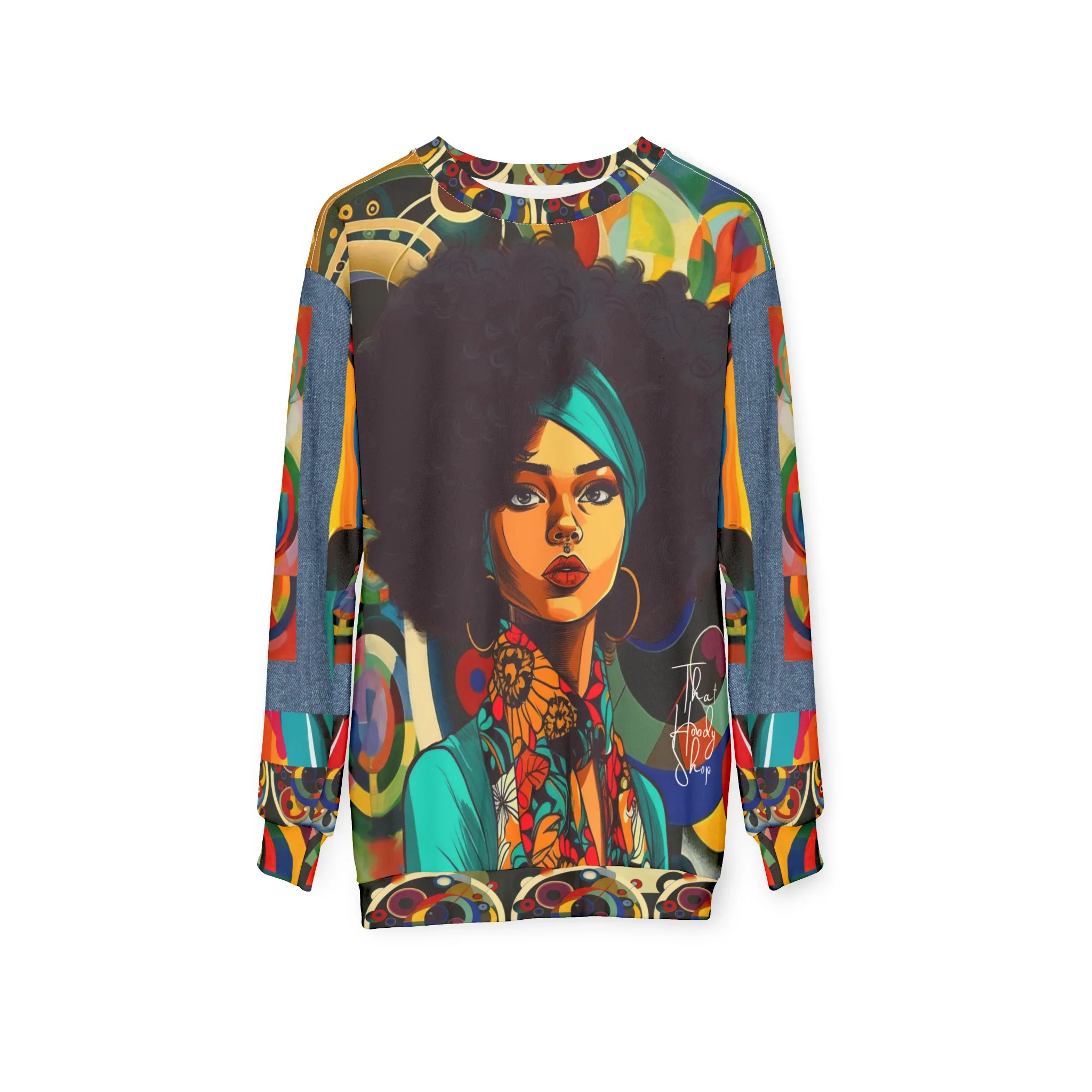 Afro Queen-Solace Girl Edition Unisex Sweatshirt (Gold Label)