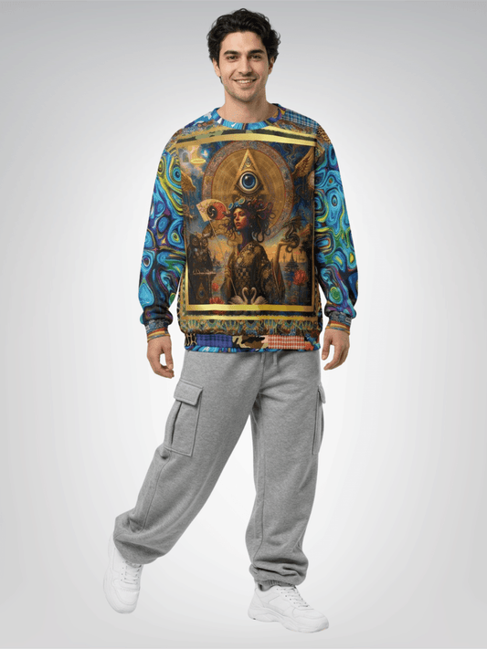 All Seeing Oracle of the Dream State Unisex Sweatshirt (Gold Label)