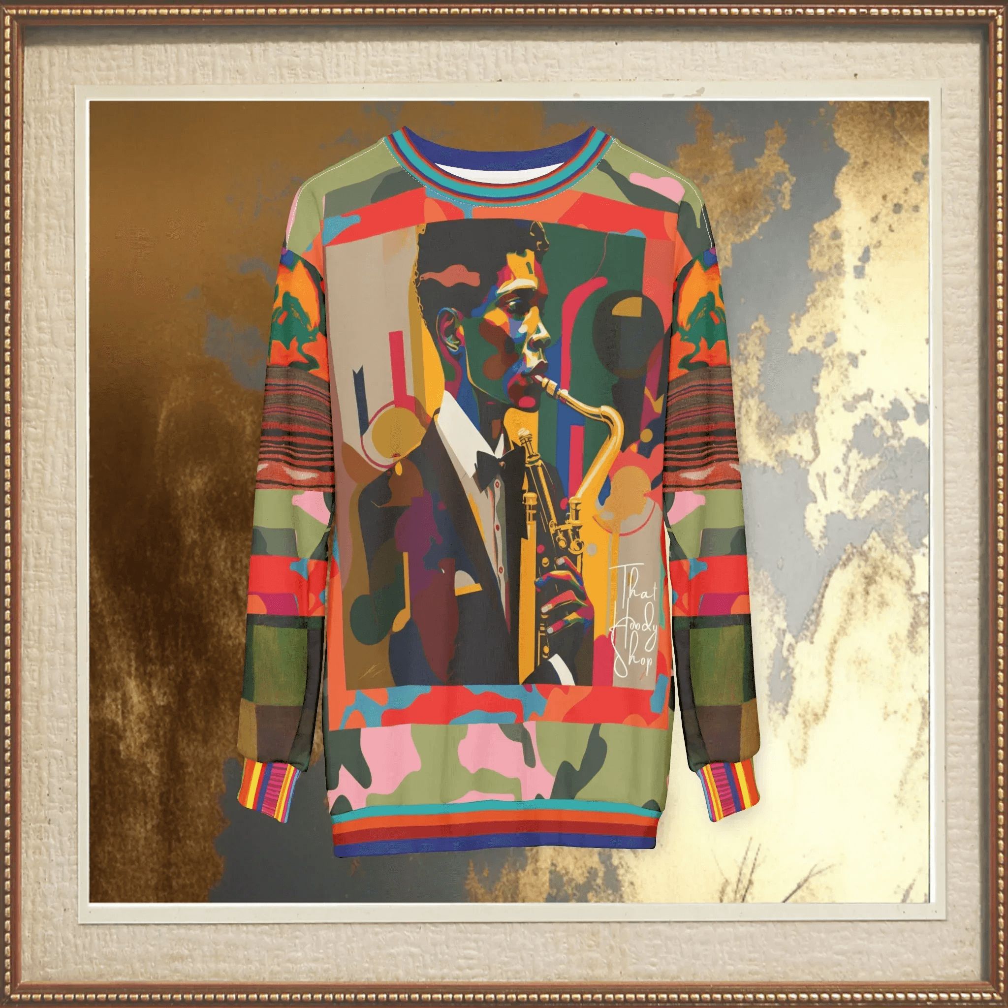 All That Jazz Pop Art Unisex Sweatshirt (Gold Label)