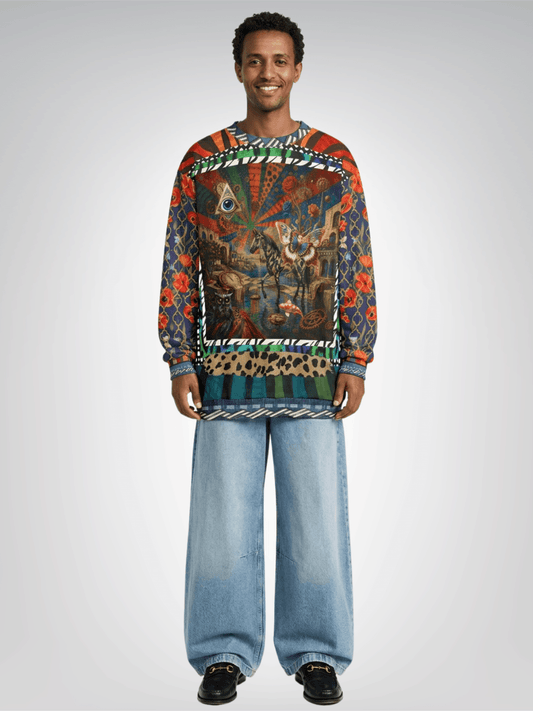 Amalfi in Surreal Dreamscape Unisex Sweatshirt (Gold Label)