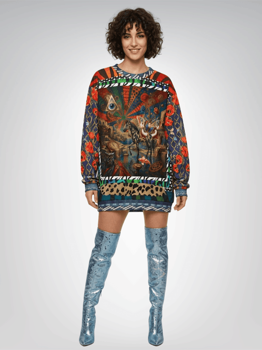 Amalfi in Surreal Dreamscape Unisex Sweatshirt (Gold Label)