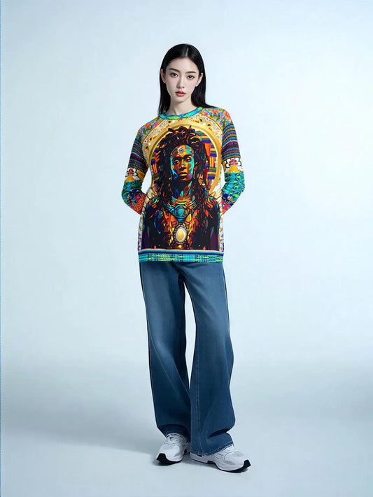 Archangel Chamuel Peace Bearer Unisex Sweatshirt (Gold Label)