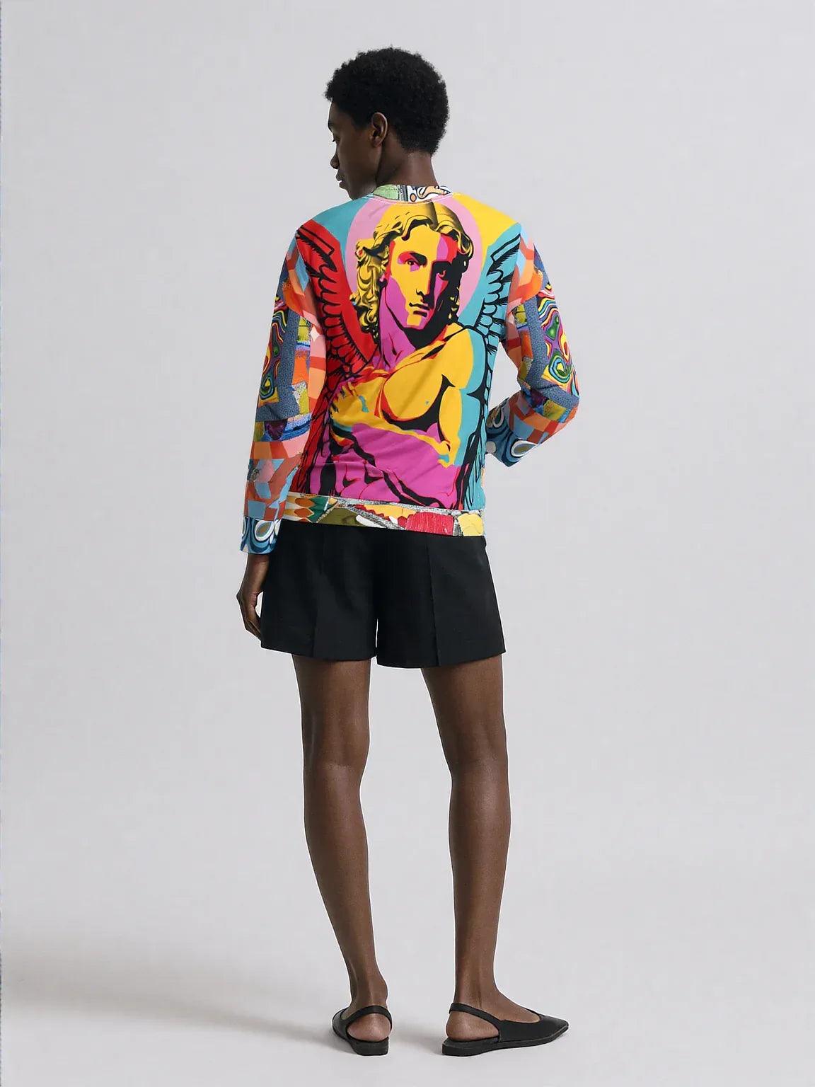 Archangel Michael Duo Sided Unisex Sweatshirt (Gold Label)
