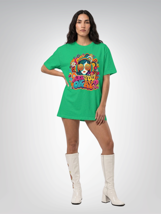 Are You Okay? - Beatnik Edition Heavyweight Unisex Tee