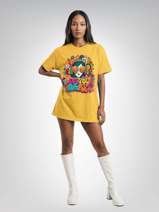 Are You Okay? - Beatnik Edition Heavyweight Unisex Tee