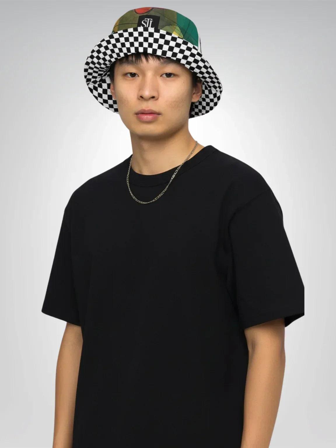 Around the Circle in Cossacks - Kandinsky - Reversible Bucket Hat