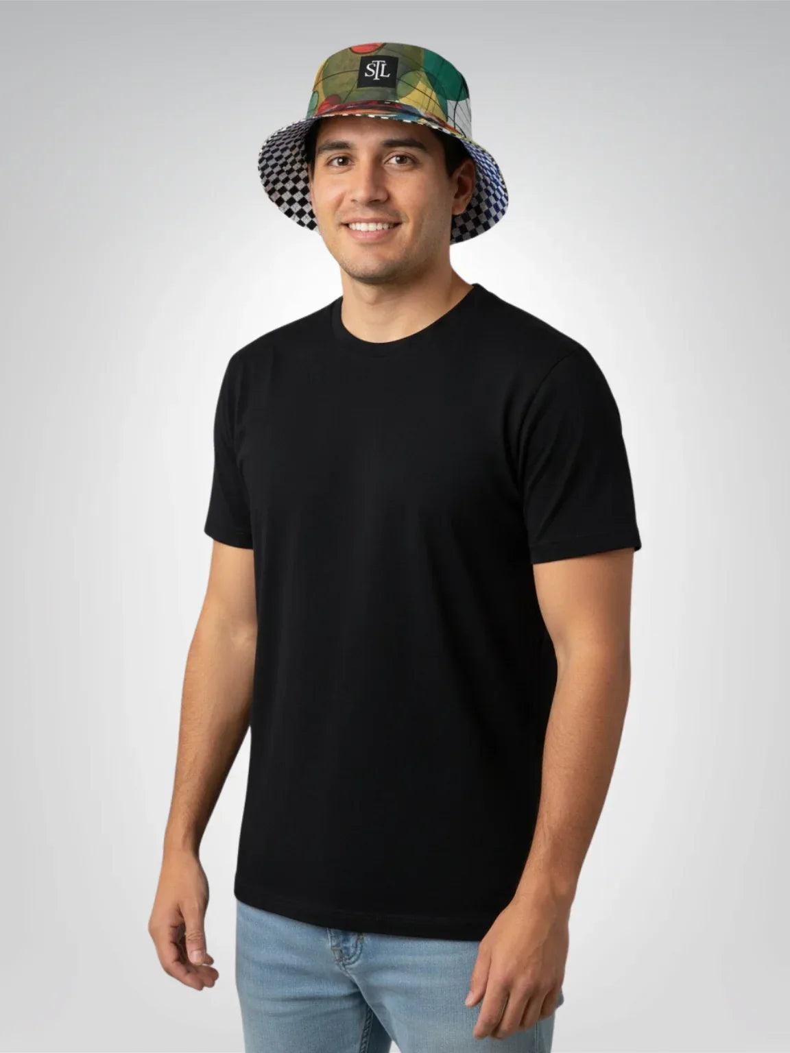Around the Circle in Cossacks - Kandinsky - Reversible Bucket Hat