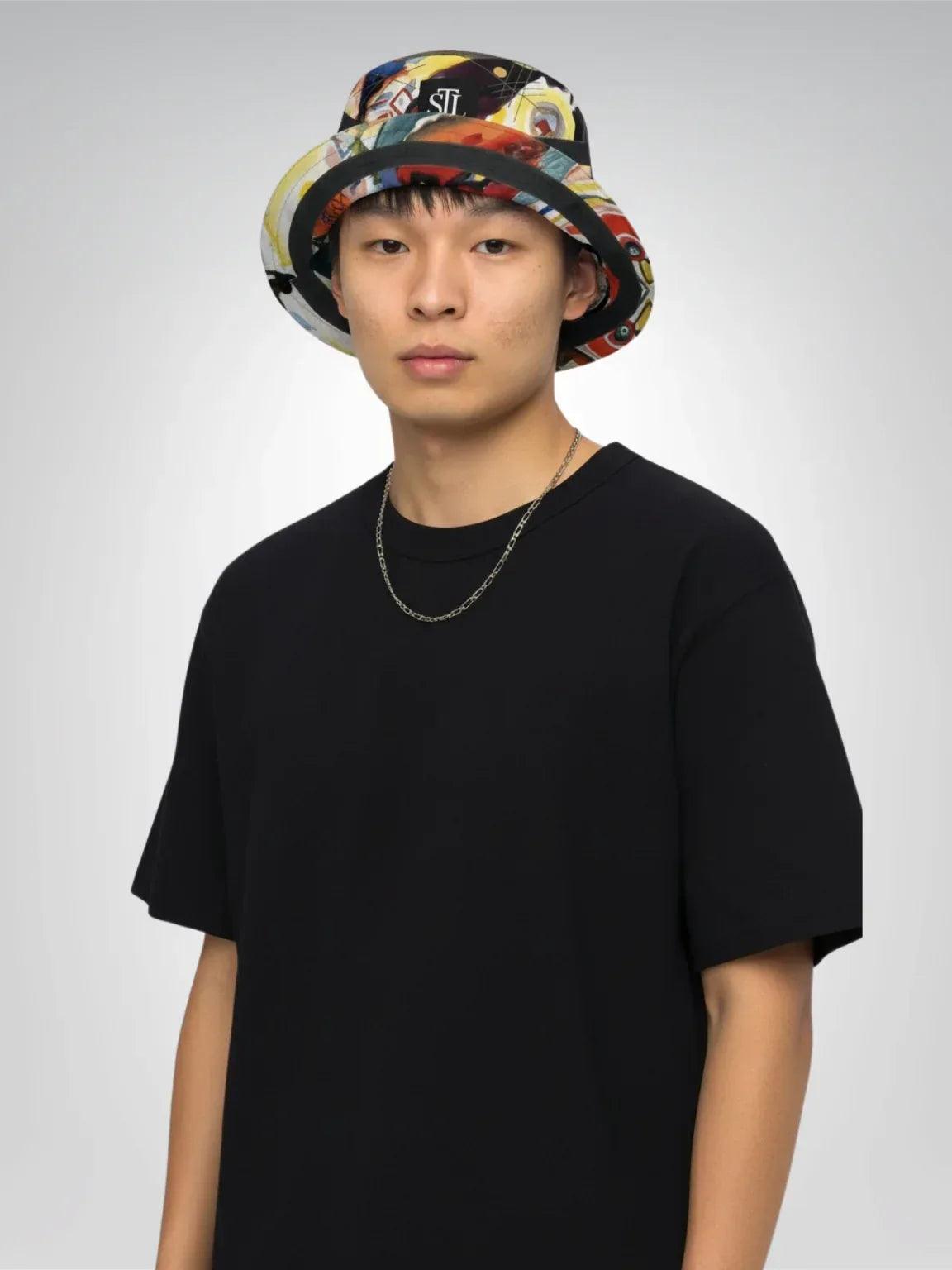 Around the Circle in Cossacks - Kandinsky - Reversible Bucket Hat