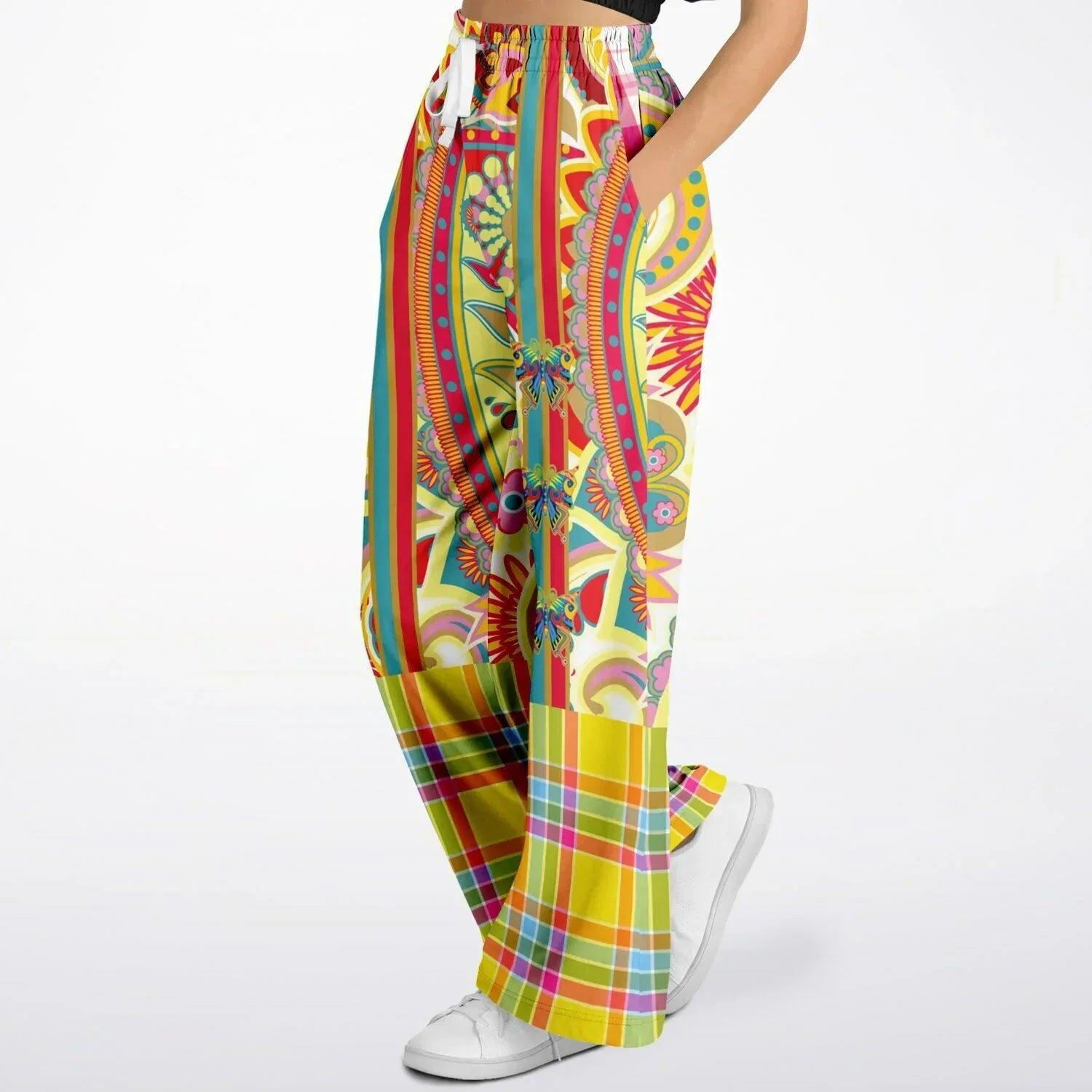 Ashbury Heights Paisley Eco-Poly Wide Leg Pants