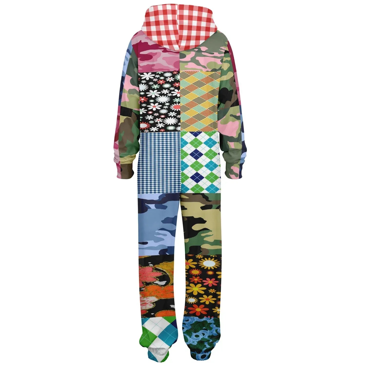 Army Brat Unisex Sweatshirt Fleece Patchwork Romper
