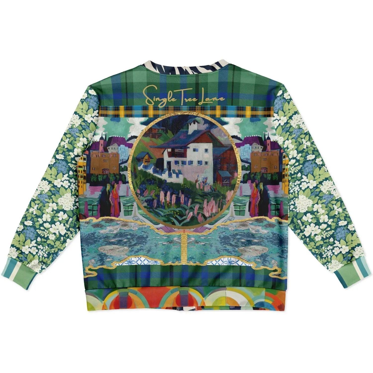 Basel at the Rhine - Kirchner - Heavyweight Unisex Cardigan