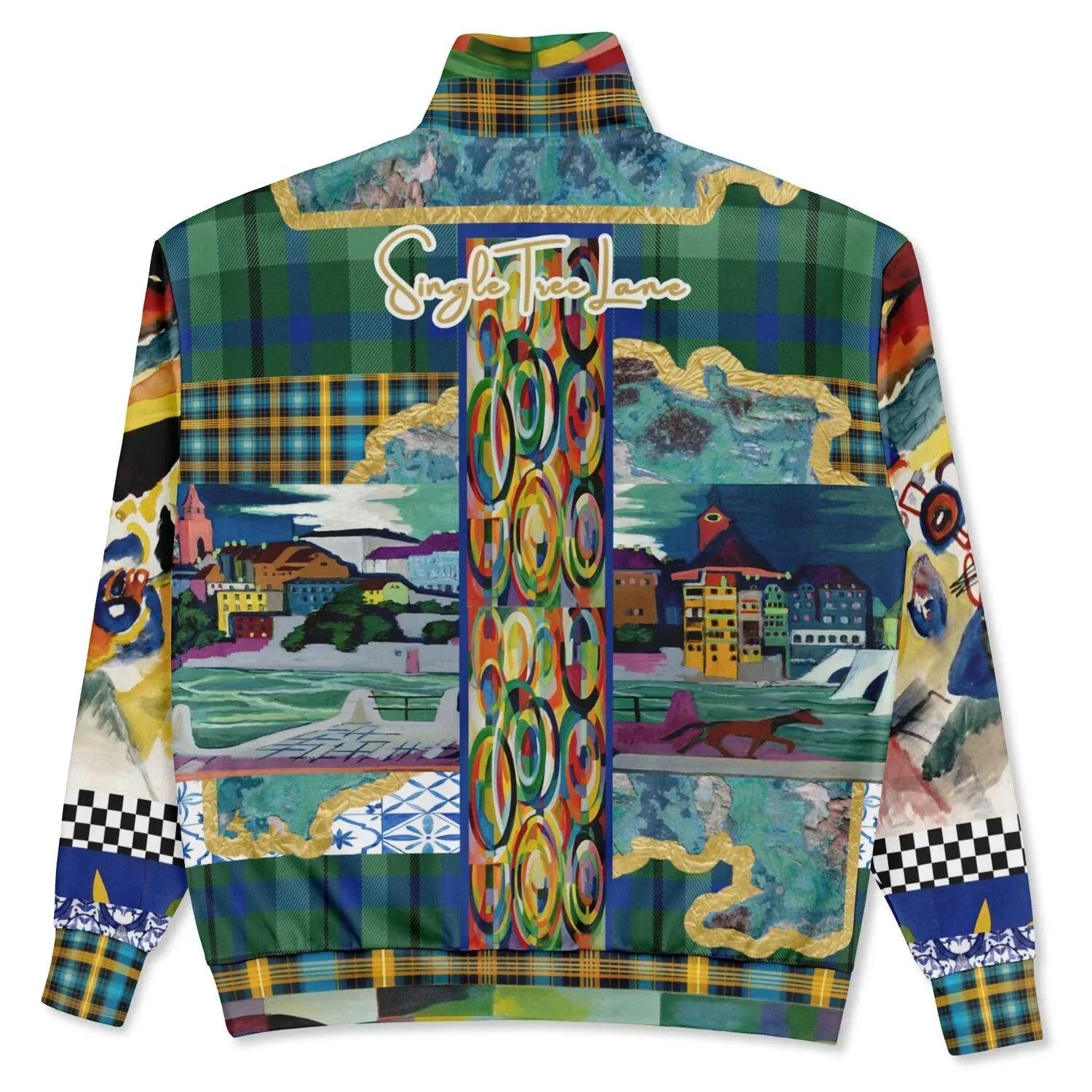 Basel at the Rhine - Kirchner - Heavyweight Oversized Quarter Zip Sweatshirt