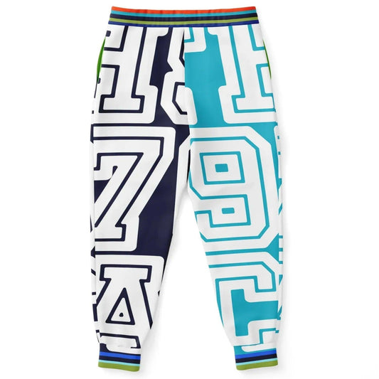 THS 1976 CA Monogram in Blue Duo Eco-Poly Unisex Joggers Subliminator