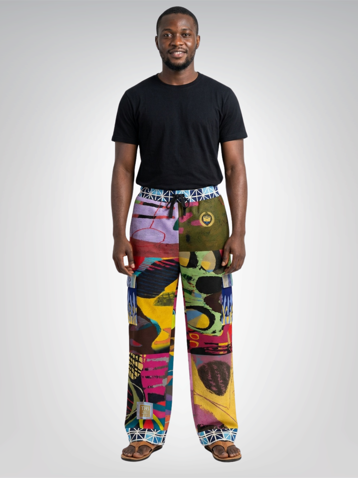 Beautiful Chaos Abstract Art Print Cargo Pants
