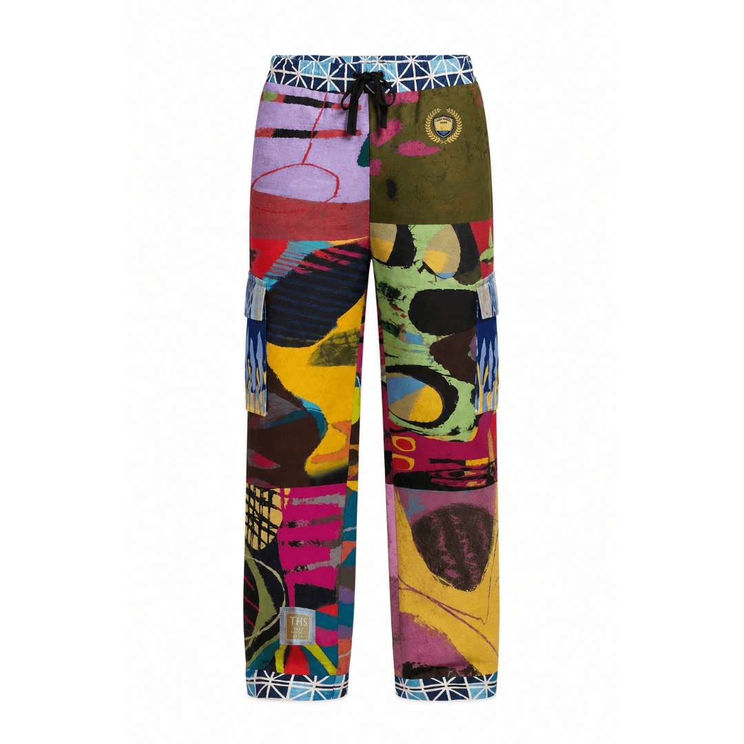 Beautiful Chaos Abstract Art Print Cargo Pants