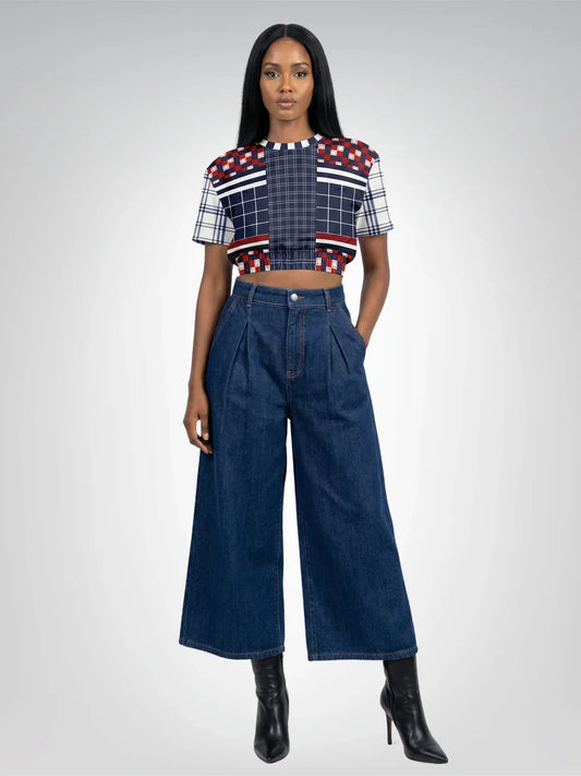 Best of Times - Worst of Times - 68 Rugby Eco-Poly Short Sleeve Cropped Pullover