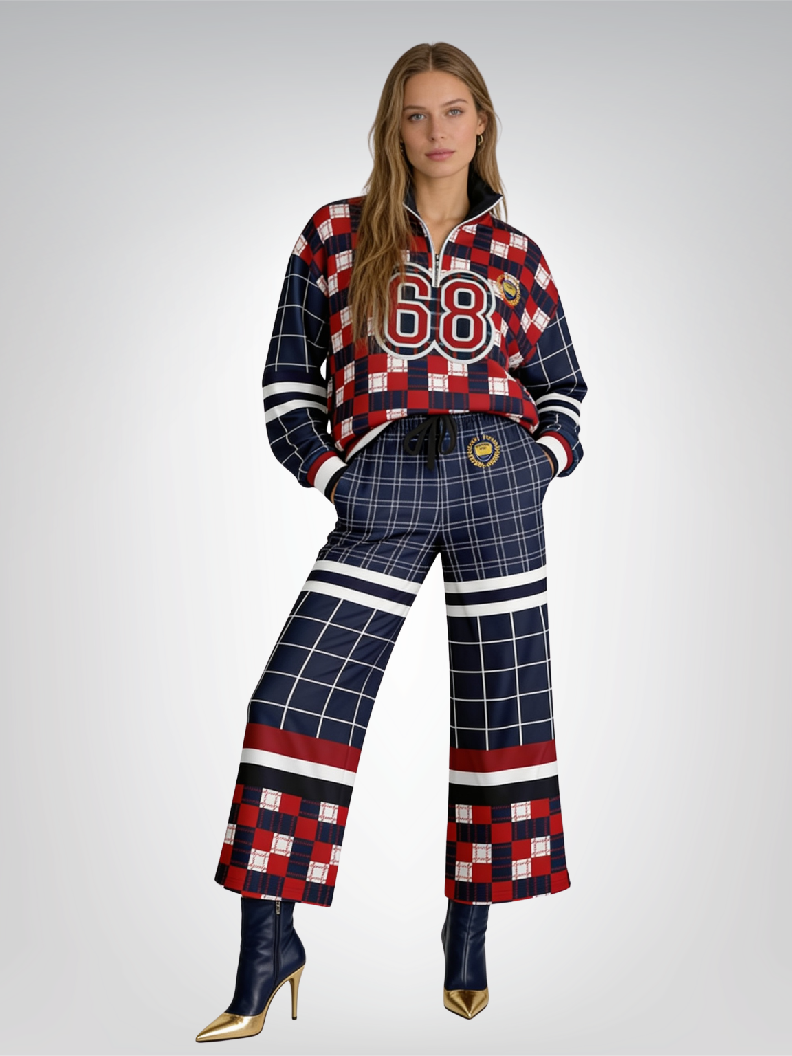 Best of Times - Worst of Times - 68 Rugby Eco-Poly Wide Leg Pants