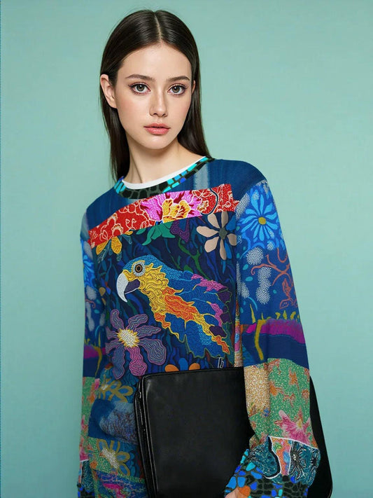 Bird in Blue 'C' Sharp Unisex Sweatshirt (Gold Label)