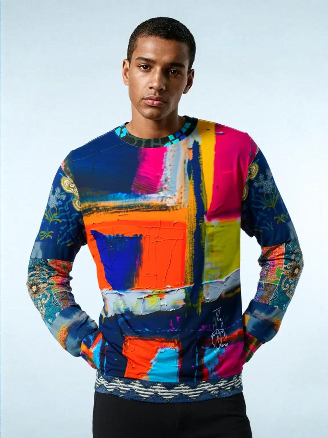 Blocked in Color Unisex Sweatshirt (Gold Label)