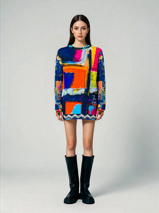 Blocked in Color Unisex Sweatshirt (Gold Label)