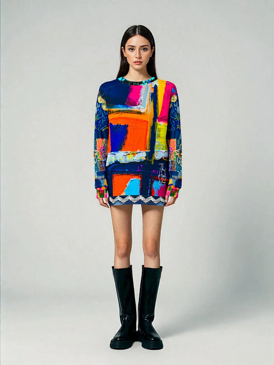 Blocked in Color Unisex Sweatshirt (Gold Label)