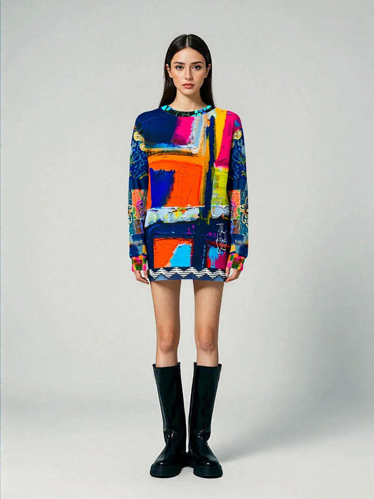 Blocked in Color Unisex Sweatshirt (Gold Label)