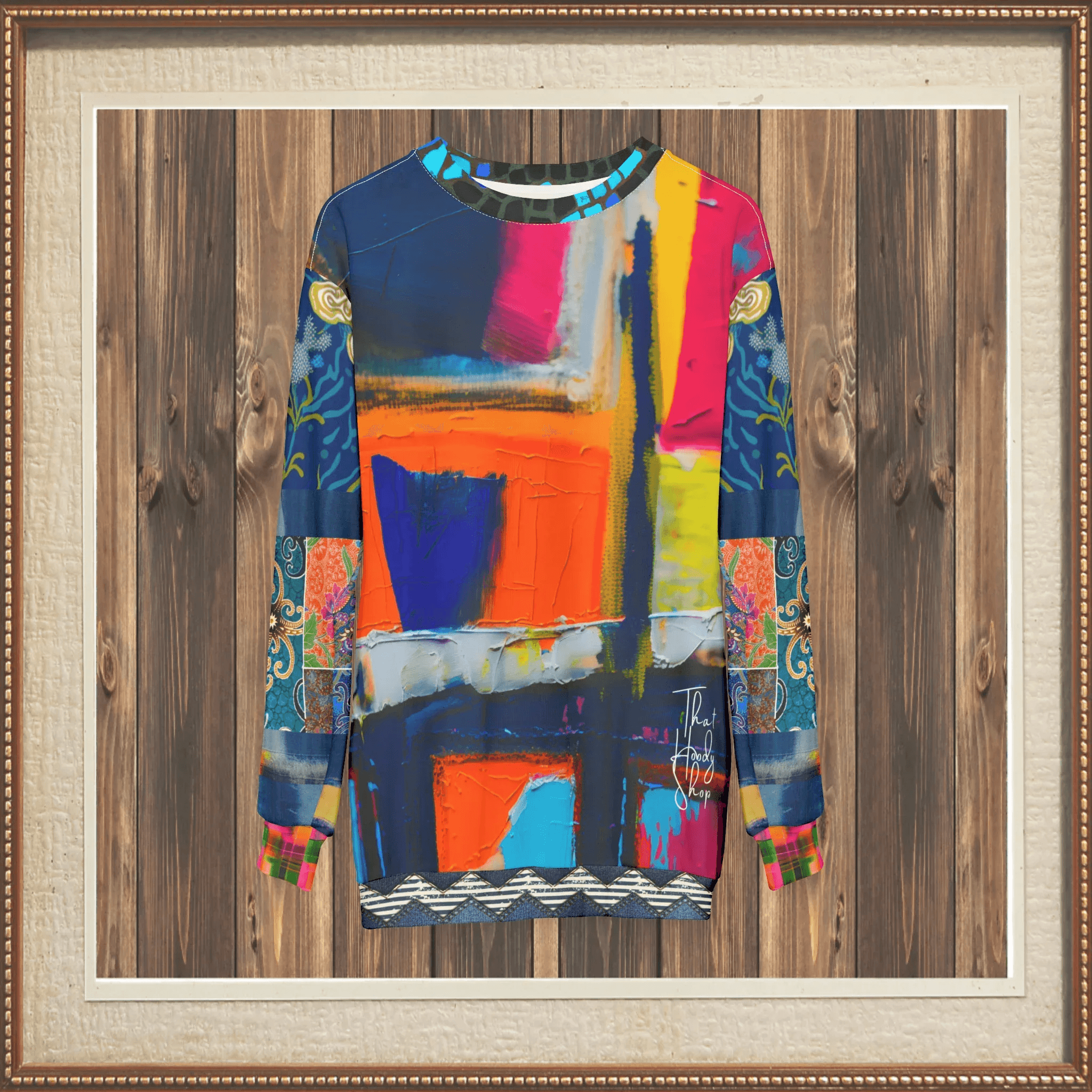 Blocked in Color Unisex Sweatshirt (Gold Label)