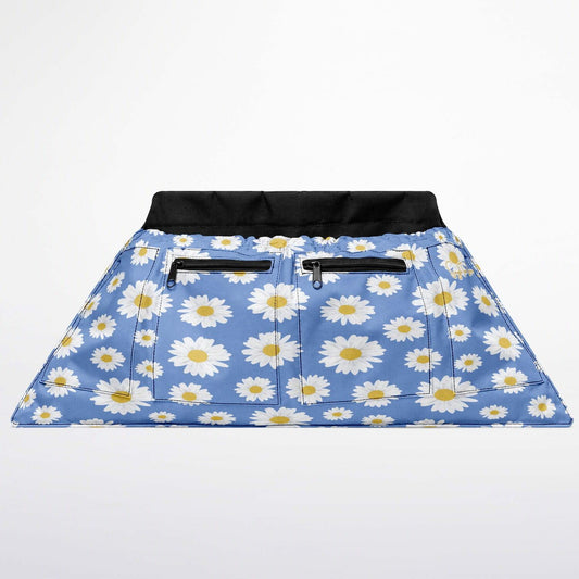 Blue in My Daisies Floral Garden Harvest Bag